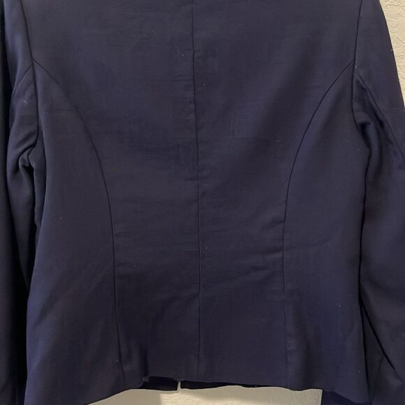 PENDLETON Vintage Women's Full Zip Navy Virgin Wool Blazer, Size 6 - Picture 11 of 12